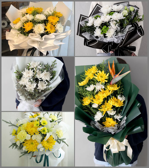 新疆巴音郭楞州博湖县塔温觉肯乡白事花束代送